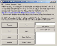 Macro Keyboard Mouse Recorder Wizard screenshot